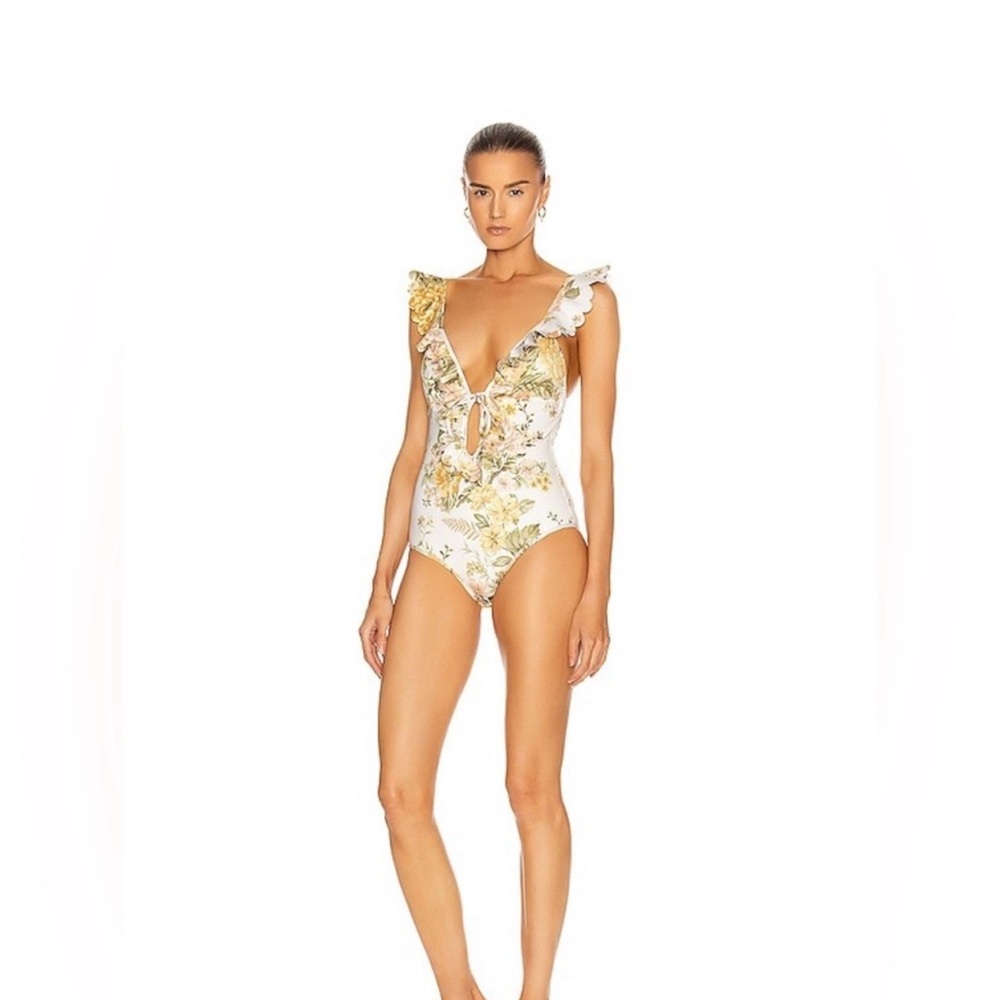 Zimmerman Amelie frill bathing suit size 2